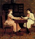 Frederick Goodall Canvas Paintings - Old Maid